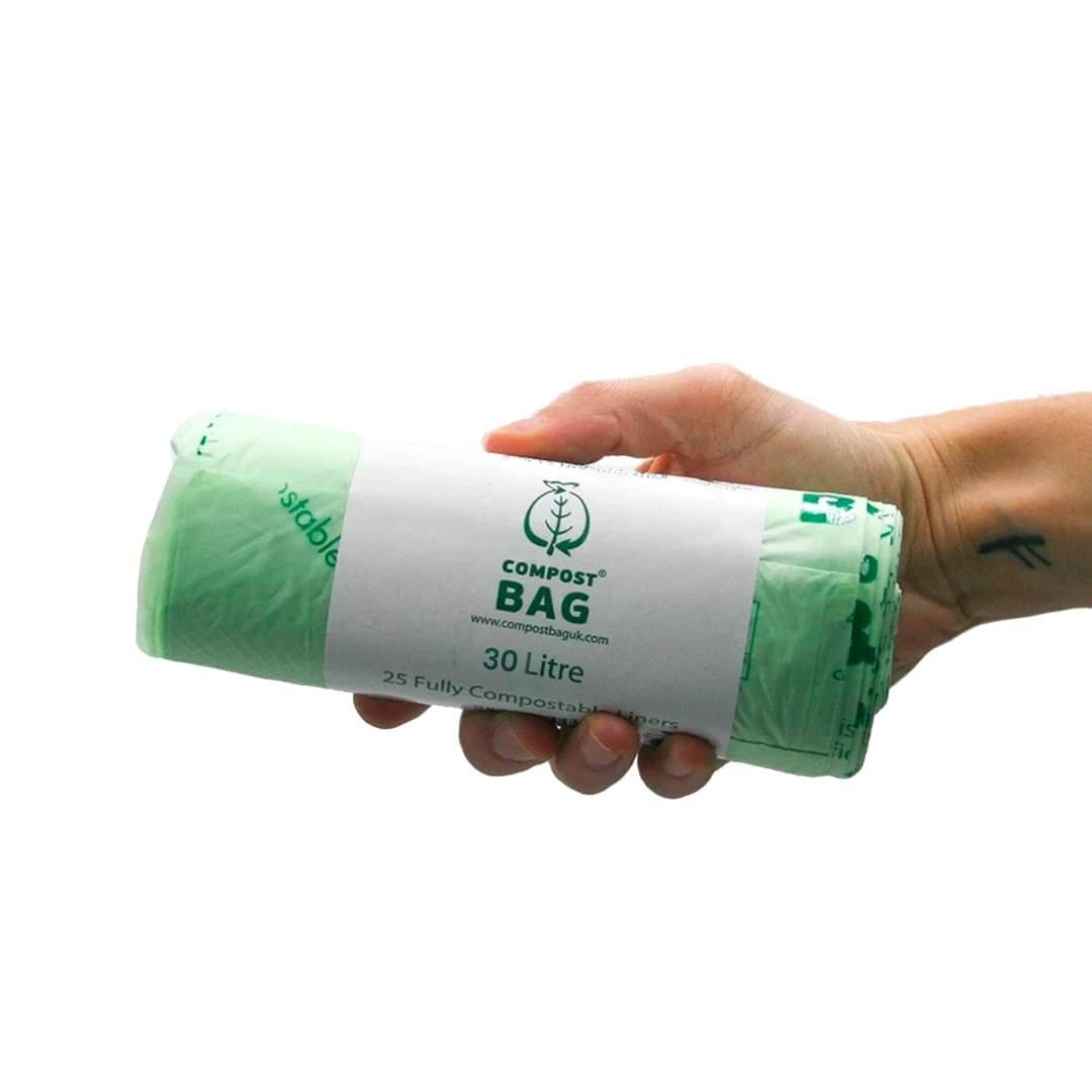 Biodegradable Compostable Bin Liners - 30l - 25 Bags