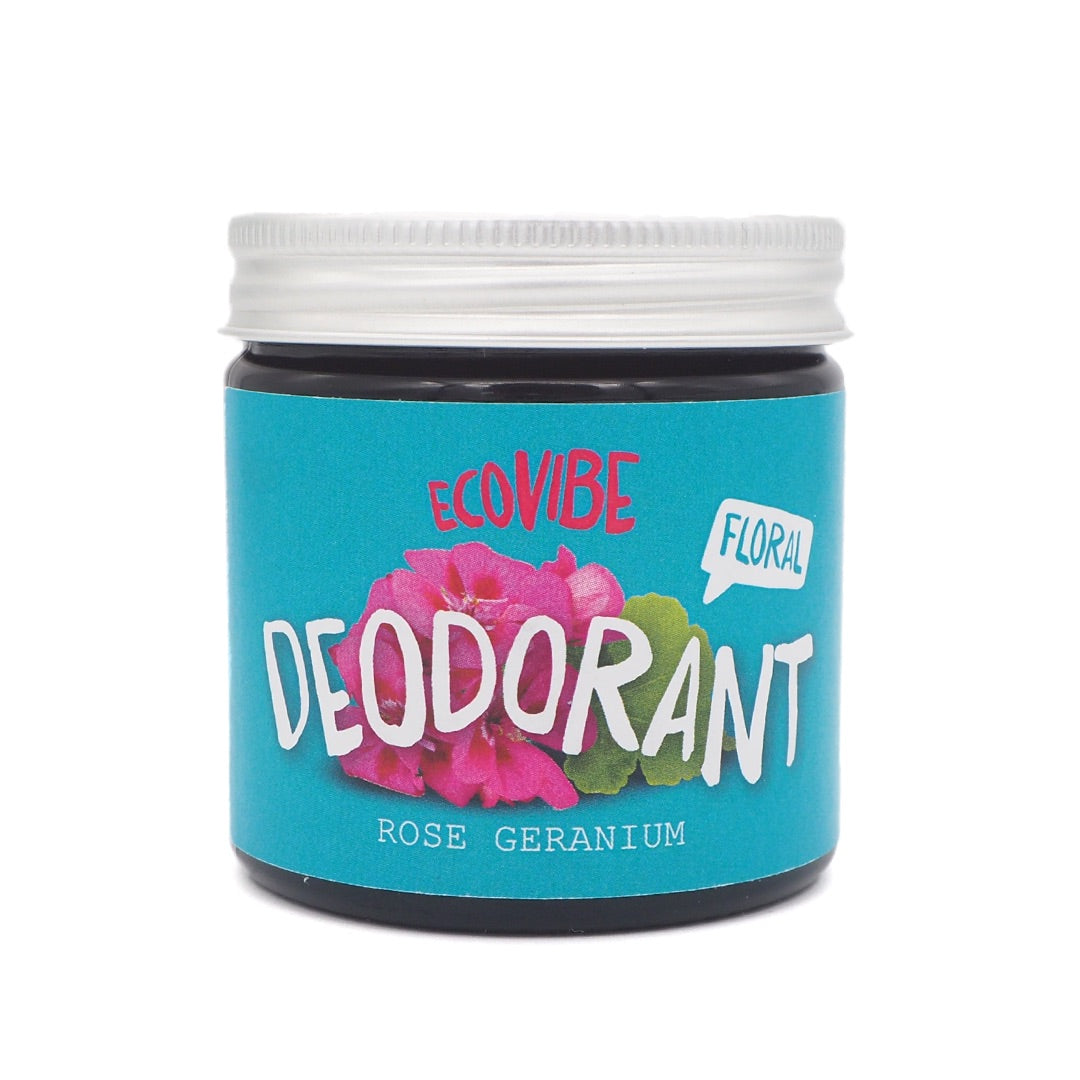 Rose & Geranium Natural Deodorant