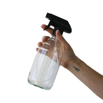 Clear Glass Spray Bottle (500ml)